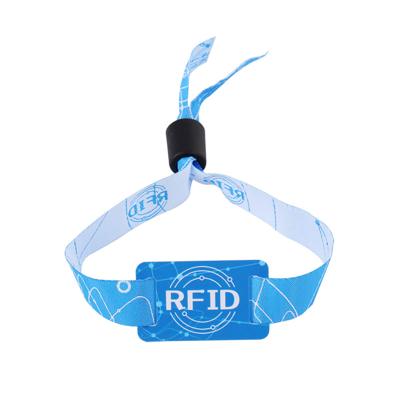 13,56mhz IC Chip RFID billett nærhet armbånd Nylon RFID armbånd