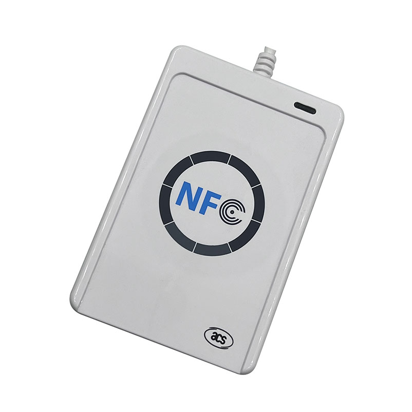 Bærbar ACR122U 13,56Mhz ISO14443 USB-port NFC Chip Reader Writer Smartkortleser